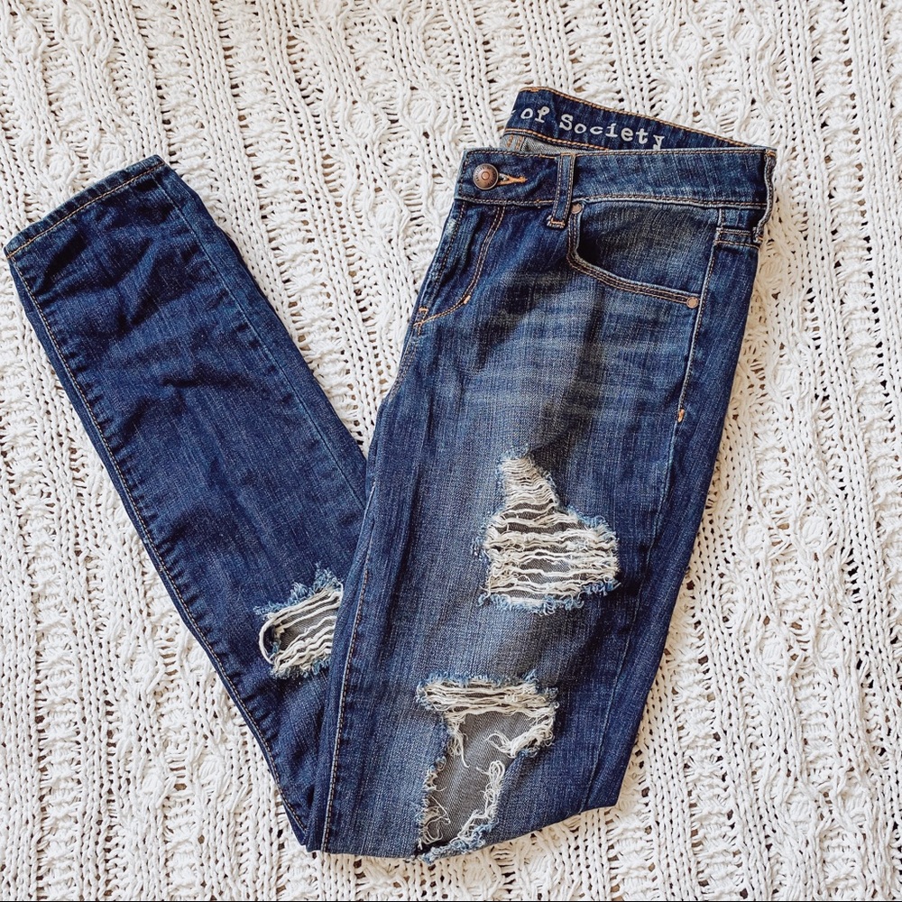Articles of Society distressed jeans